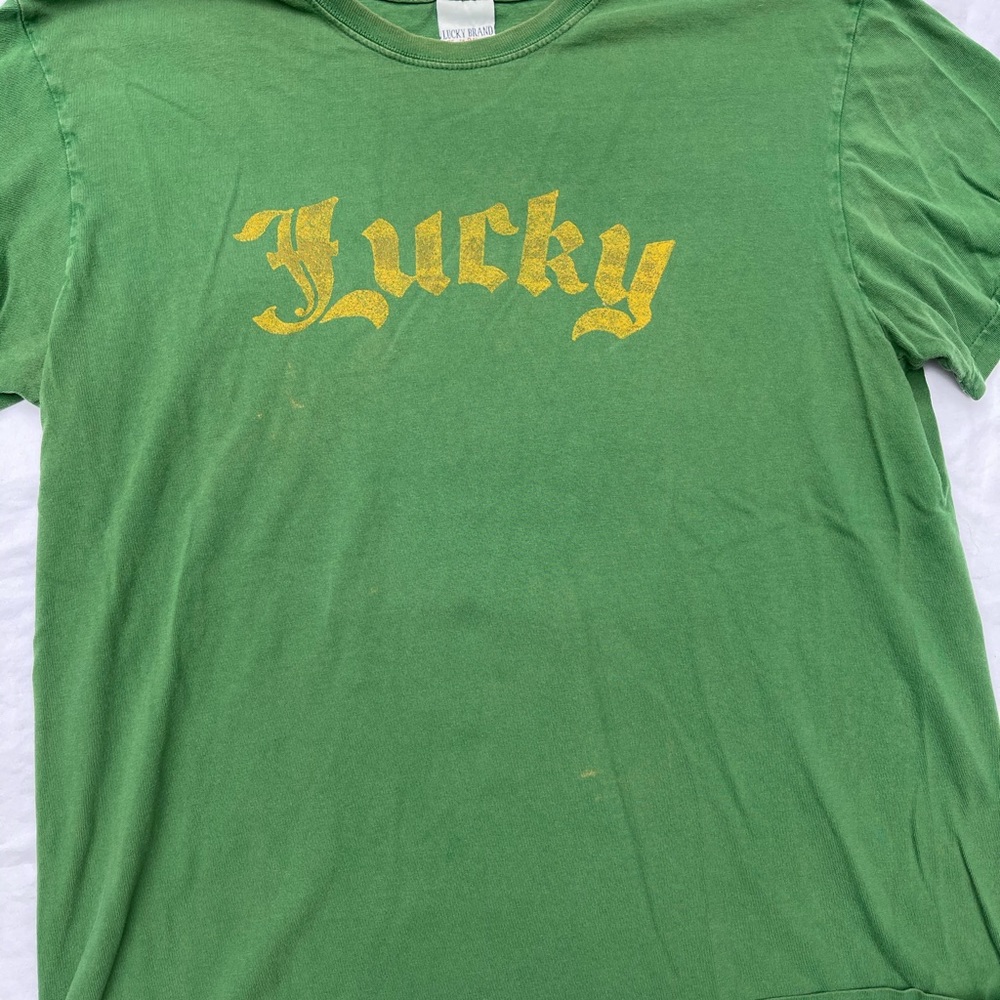 Lucky brand graphic T-shirt. XL. worn and ready to diy